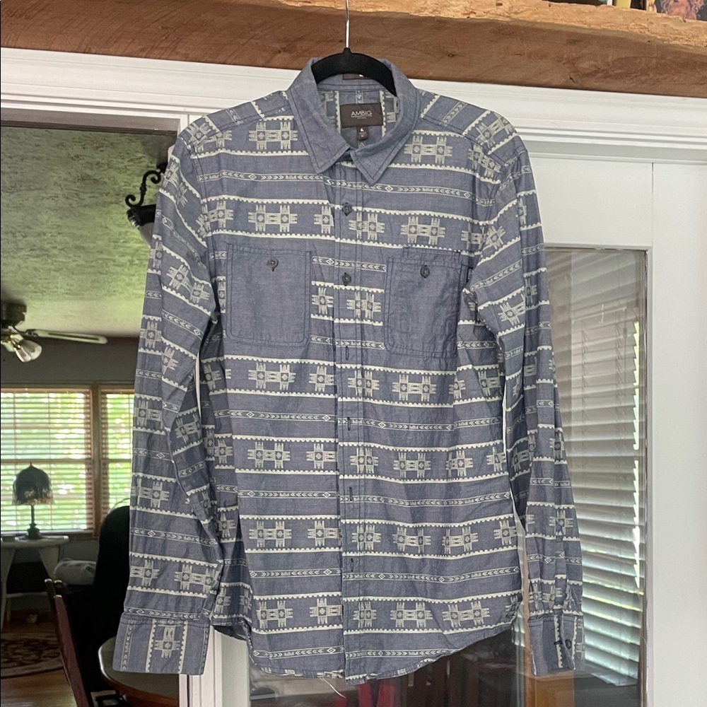 Ambig Patterned Men's Casual Shirt